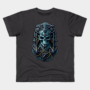 Cyborg Heads S02 D71 Kids T-Shirt